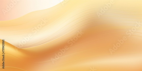 Gold pastel tint gradient background with wavy lines blank empty pattern with copy space for product design or text copyspace mock-up template
