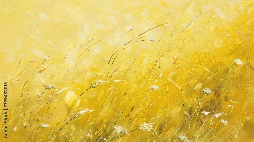 Gentle breeze against a backdrop of yellow Gentle breeze against a backdrop of yellow