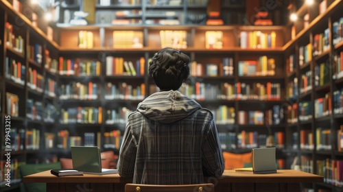 Digital Knowledge Fast eBook Downloads in Modern Library Setting