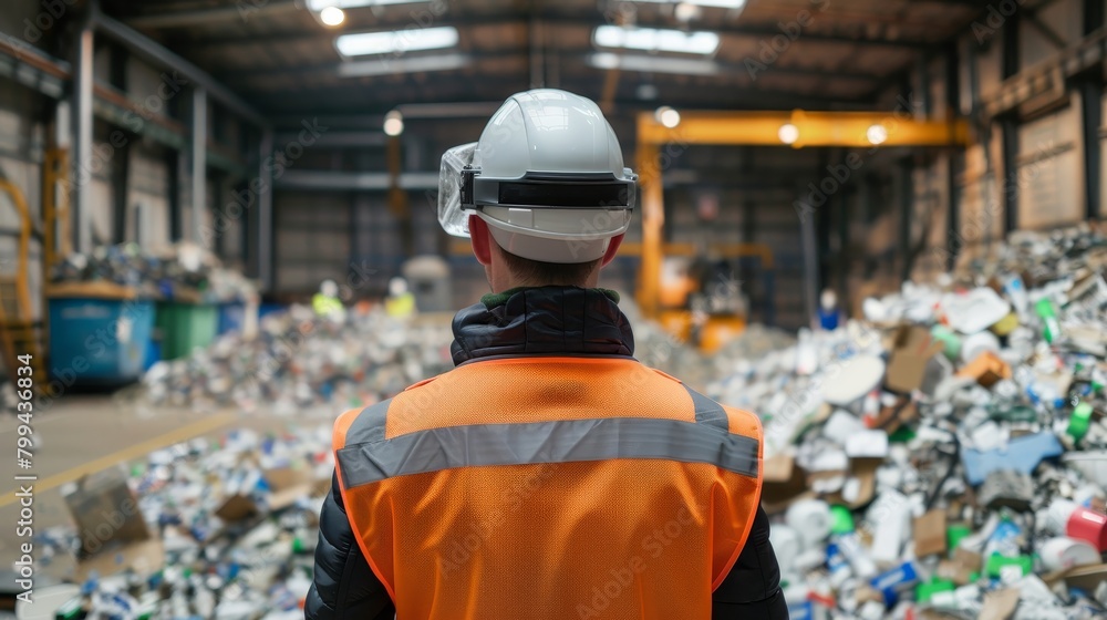 Virtual Waste Management Expert Using Digital Twin to Visualize Recycling Processes for Sustainability