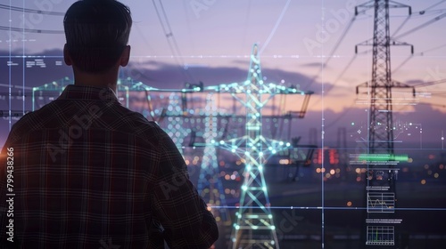 Wallpaper Mural Digital Twin Technology Empowering Energy Analysts to Enhance Grid Efficiency and Sustainability Torontodigital.ca