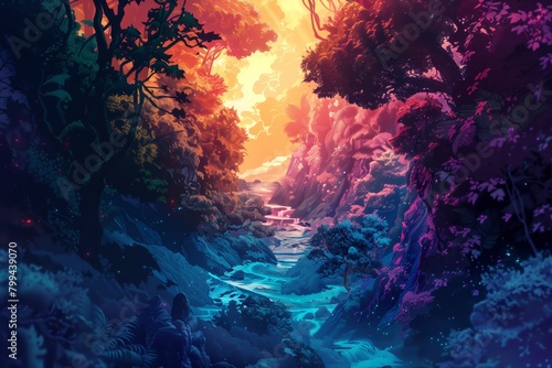 Surreal forest 