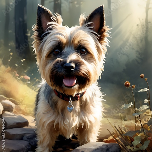 Cute Yorkshire Terrier dogs