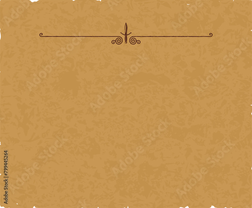 Brown Parchment - Short Blade