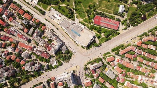 Wallpaper Mural Central Park in Sofia Bulgaria Capital Greens Top Down Summer High Altitude Drone Torontodigital.ca