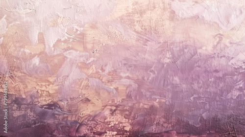 This image showcases a textured abstract painting with strokes of pastel pink  purple  and white acrylic paint  perfect for backgrounds or creative design elements