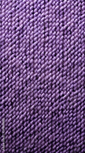 Lavender close-up of monochrome carpet texture background from above. Texture tight weave carpet blank empty pattern with copy space for product design