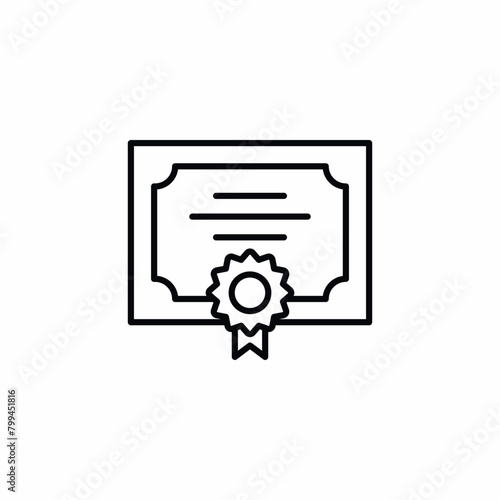 diploma award certificate achievement icon