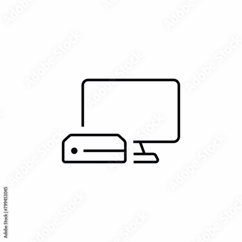 tv game console set icon