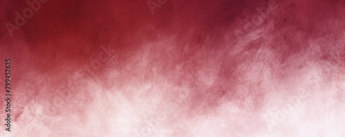 Maroon and white gradient noisy grain background texture painted surface wall blank empty pattern with copy space for product design or text 