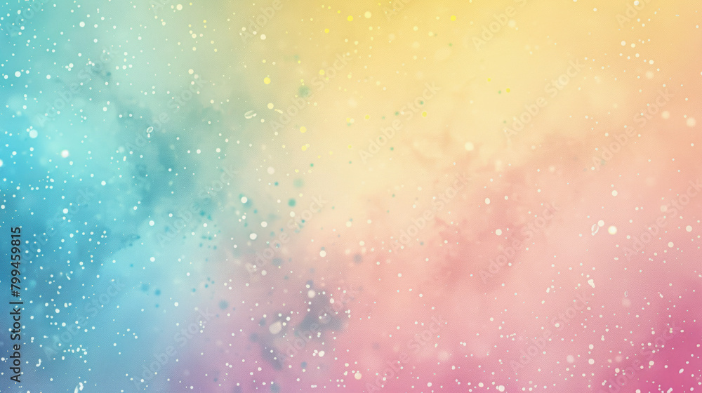 Enchanting abstract background with a soft pastel gradient and sparkling bokeh effect, evoking a dream-like atmosphere perfect for design aesthetics and creative projects