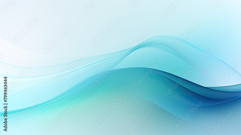 Gradient curve design with pulsating bursts of cerulean Gradient curve design with pulsating bursts of cerulean