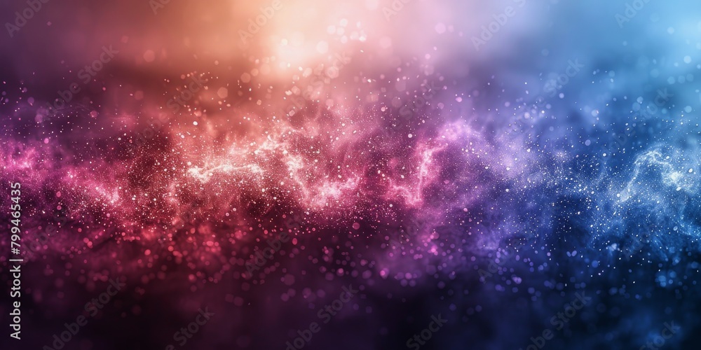 Naklejka premium Colorful Space Filled With Stars and Dust