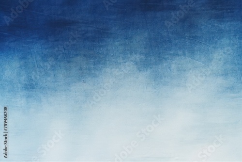 Navy blue and white gradient noisy grain background texture painted surface wall blank empty pattern with copy space for product design 