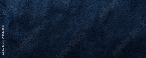 Navy blue panorama of dark carpet texture blank empty pattern with copy space for product design or text copyspace mock-up template for website  photo