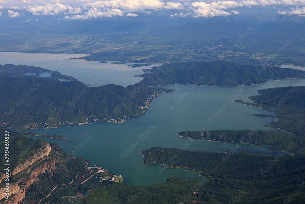 Salta Province Aerial View And The Lake