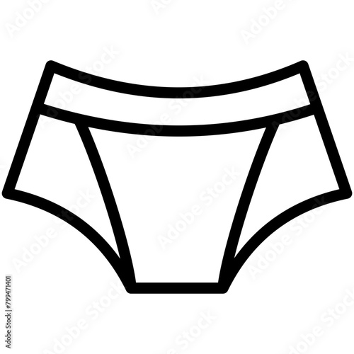 underpants line icon