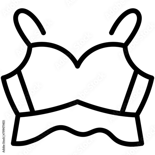 bra line icon