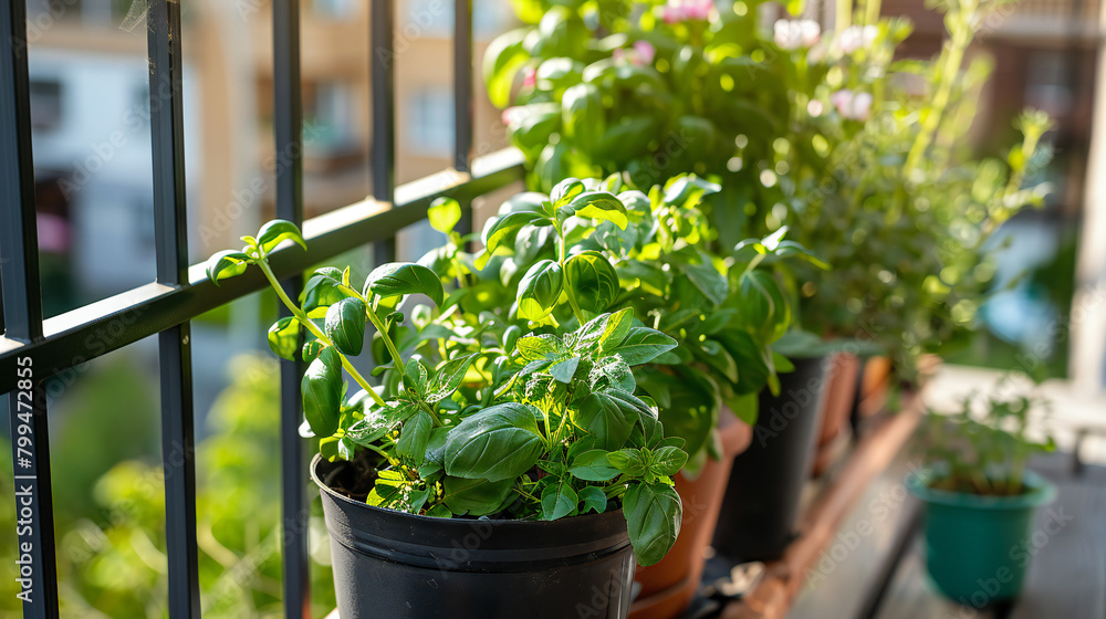 Nurturing a Mini Herb Garden on the Balcony: A Thriving Oasis of Freshness and Serenity Nurturing a Mini Herb Garden on the Balcony: A Thriving Oasis of Freshness and Serenity