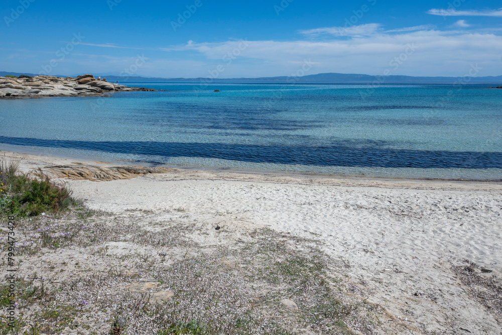 Sithonia coastline near Karydi Beach, Chalkidiki, Greece