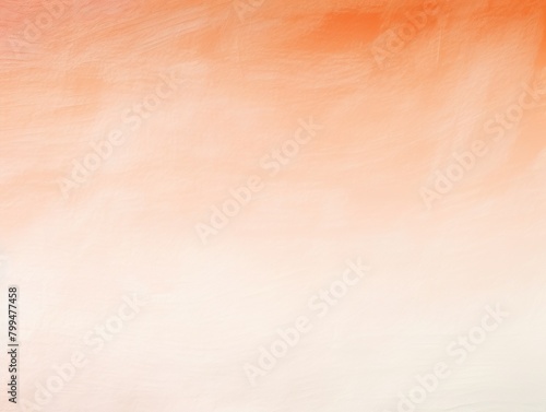 Peach and white gradient noisy grain background texture painted surface wall blank empty pattern with copy space for product design or text 