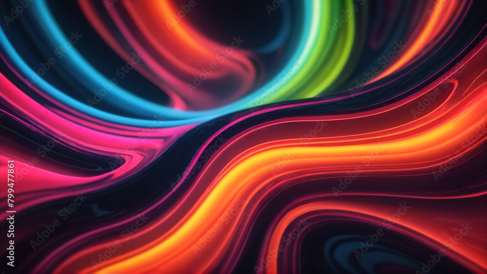 Abstract liquid background. Futuristic fluid backdrop. Neon smoke. Wave shape. Energy flow. Sci-fi stock illustration Abstract liquid background. Futuristic fluid backdrop. Neon smoke. Wave shape. Energy flow. Sci-fi stock illustration
