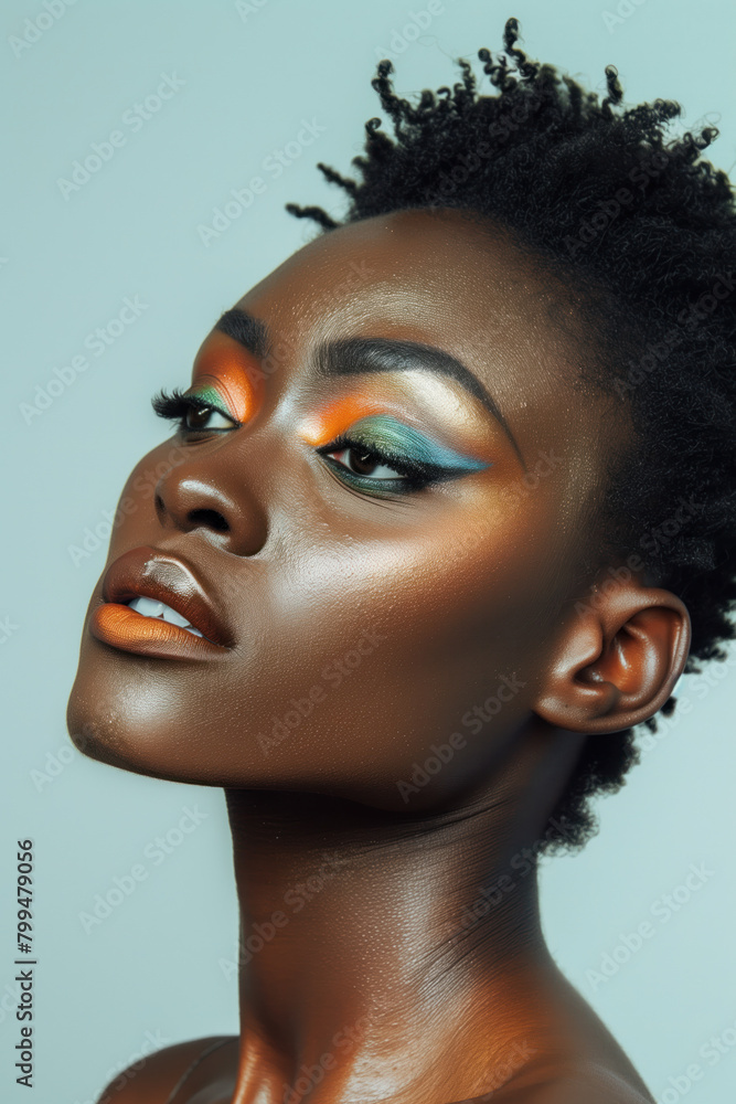 Black Fashion Model, Generative AI Black Fashion Model, Generative AI