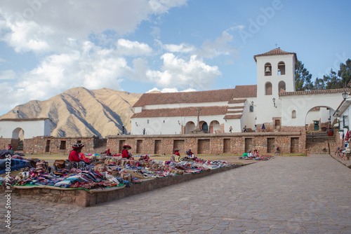 Chinchero town, Urubamba Cusco Peru photo