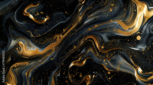 Black Gold: An Abstract Artistic Depiction of Oil's Influence and Impact on Our World