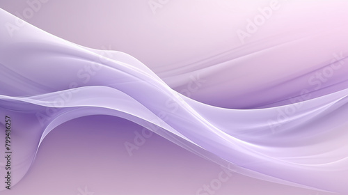 Dreamy Purple Flow, Soft Abstract Background with Fluid Wavy Texture