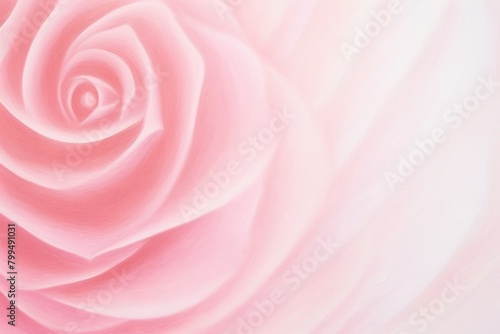 Rose and white gradient noisy grain background texture painted surface wall blank empty pattern with copy space for product design or text 