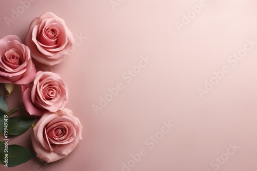 Rose blank pale color gradation with dark tone paint on environmental-friendly cardboard box paper texture empty pattern with copy space for product 