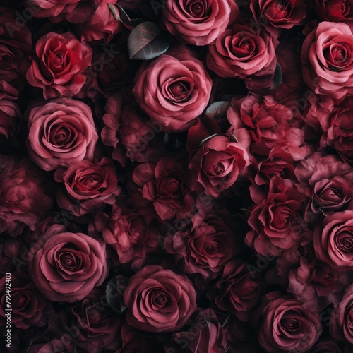 Rose panorama of dark carpet texture blank empty pattern with copy space for product design or text copyspace mock-up template for website banner
