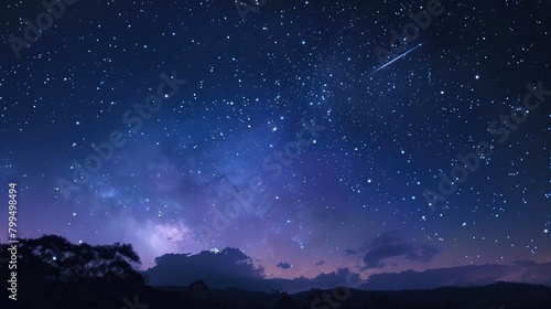 Beautiful australian dreamy night sky photo