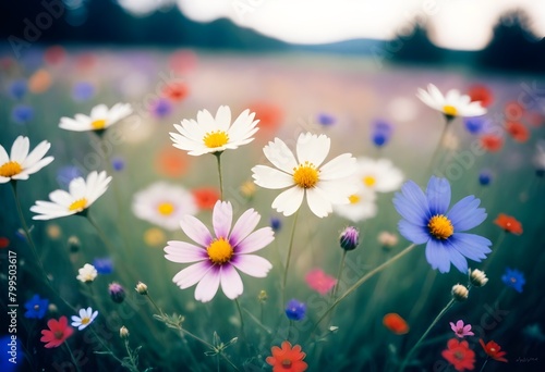 daisies in the meadow