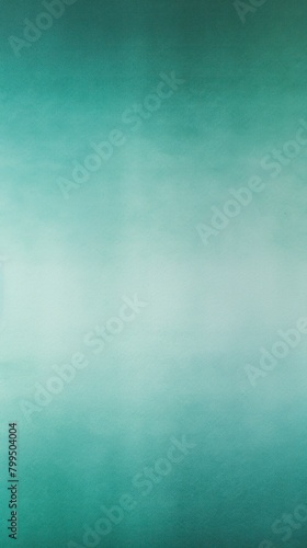 Teal and white gradient noisy grain background texture painted surface wall blank empty pattern with copy space for product design or text copyspace