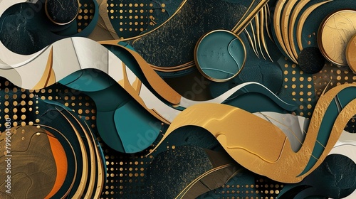 Luxury Beyond Borders: Crafting an Abstract Eye-Catching Template