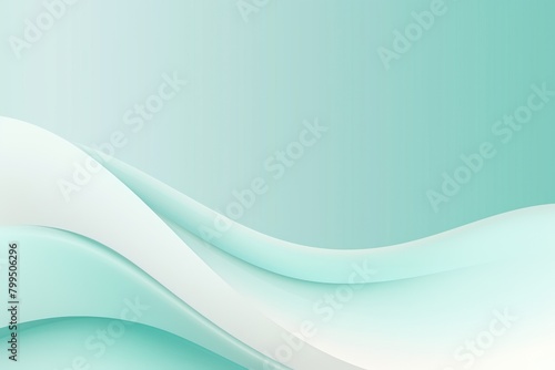 Teal pastel tint gradient background with wavy lines blank empty pattern with copy space for product design or text copyspace mock-up template for website