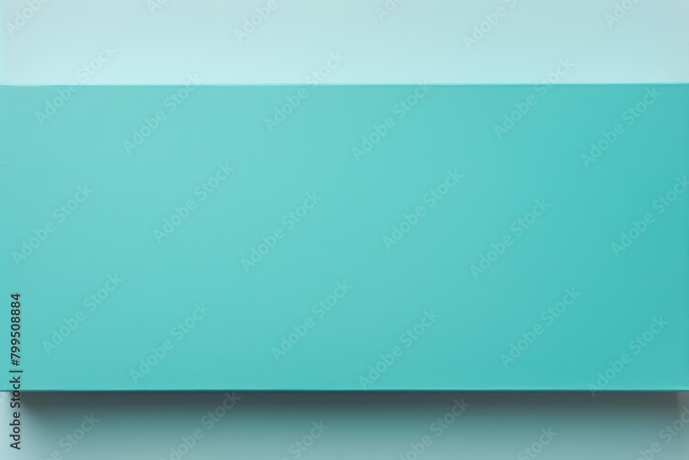 Turquoise blank pale color gradation with dark tone paint on environmental-friendly cardboard box paper texture empty pattern with copy space