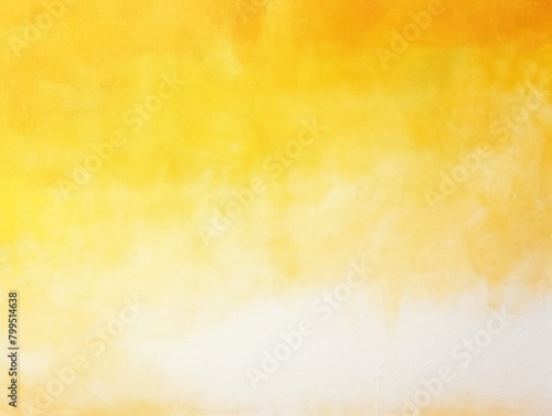 Yellow and white gradient noisy grain background texture painted surface wall blank empty pattern with copy space for product design or text 
