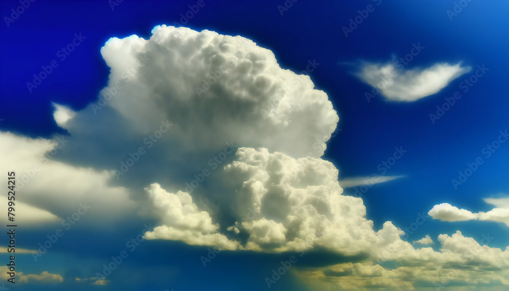 Obraz premium 夏の空. AI generated.