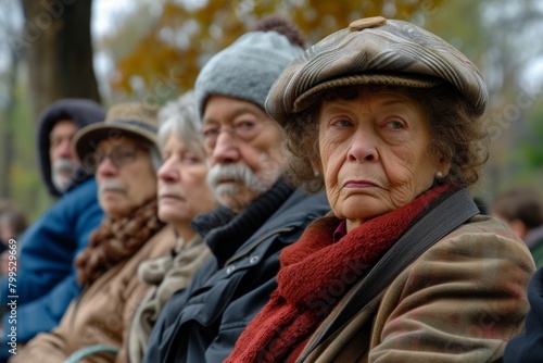 Unidentified participants of the celebration of the 70th anniversary of the collapse of Communism in Central Europe.