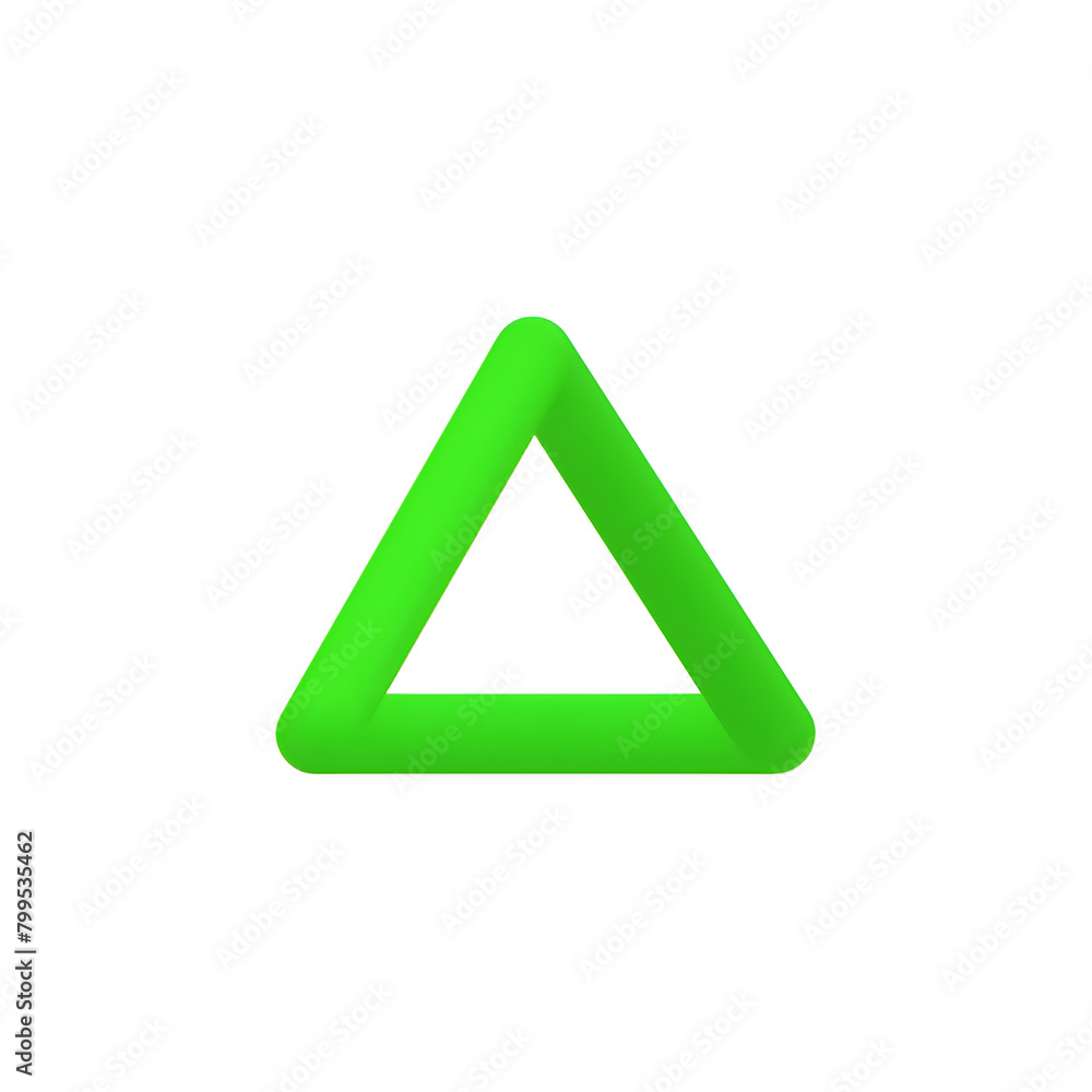 triangle green 3d triangle green 3d