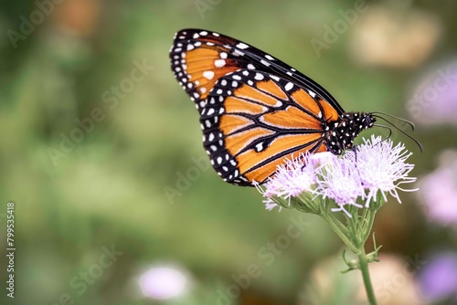 butterfly on flower (ID: 799535418)