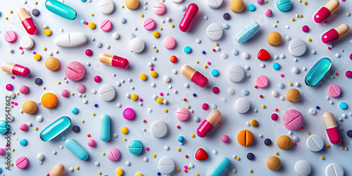 capsule medicine background
