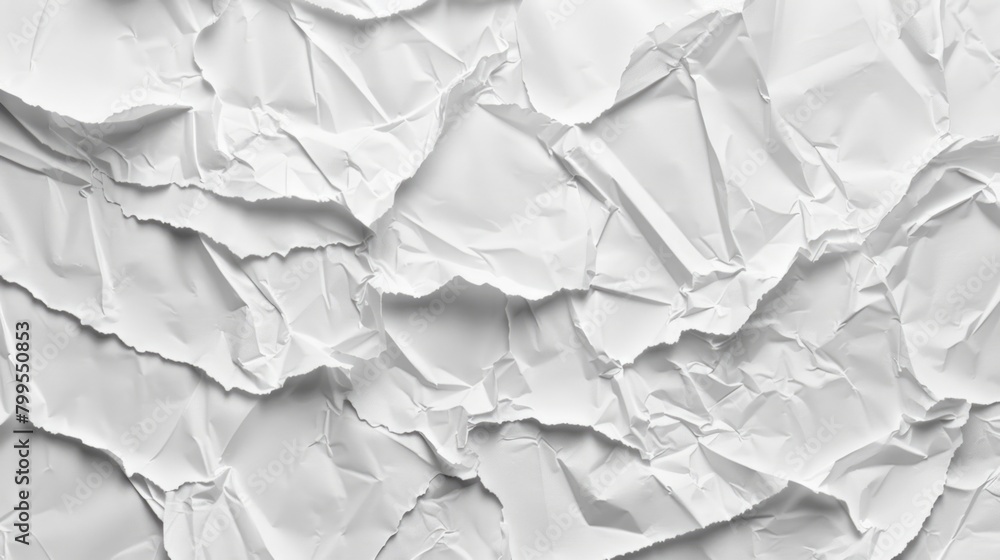 Fototapeta premium A white background with torn paper on it