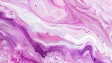 Swirling Purple and White Acrylic Paint Art