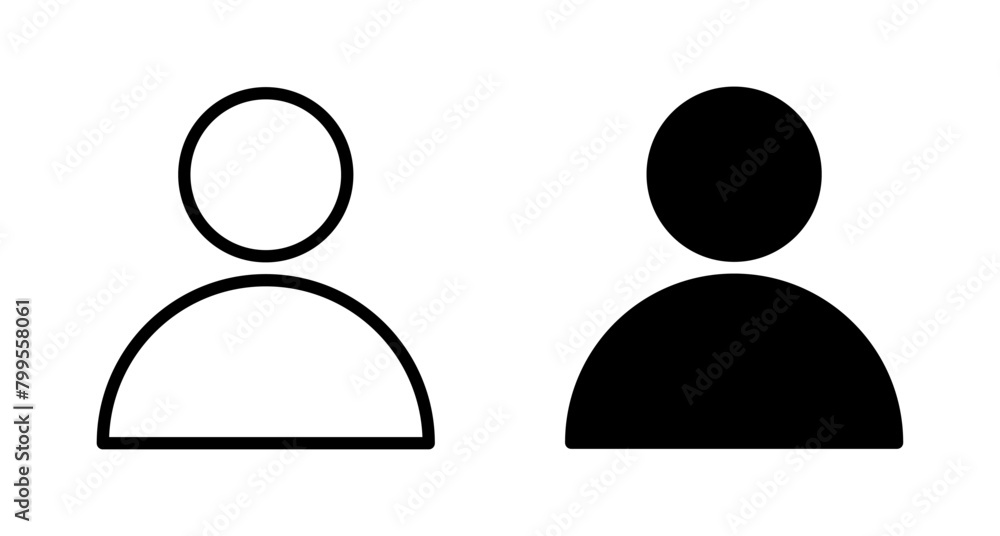 User Icon vector isolated on white background. person sign. people icon. User Icon vector isolated on white background. person sign. people icon.