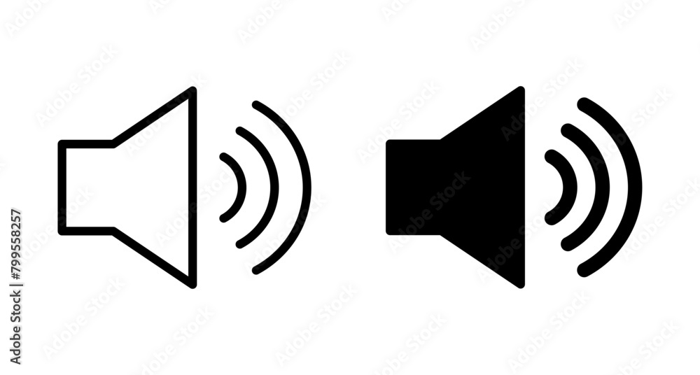 Speaker icon vector isolated on white background. Volume icon. Loudspeaker icon vector. Audio. Sound Speaker icon vector isolated on white background. Volume icon. Loudspeaker icon vector. Audio. Sound