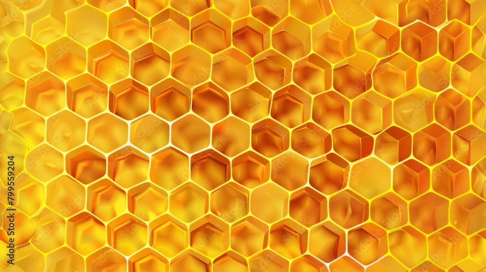 Liquid Gold: A Close-Up of a Honeycomb, Honey Dripping in Glistening Streams of Sweetness Liquid Gold: A Close-Up of a Honeycomb, Honey Dripping in Glistening Streams of Sweetness